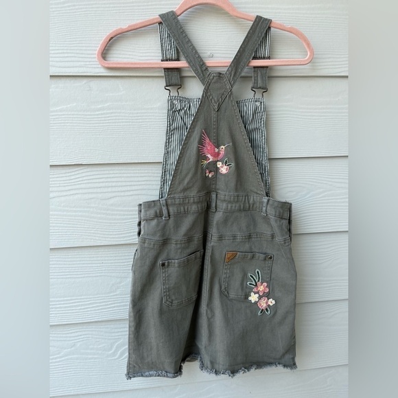 Montaray Girls Overalls Embroidered Dress - Picture 2 of 6